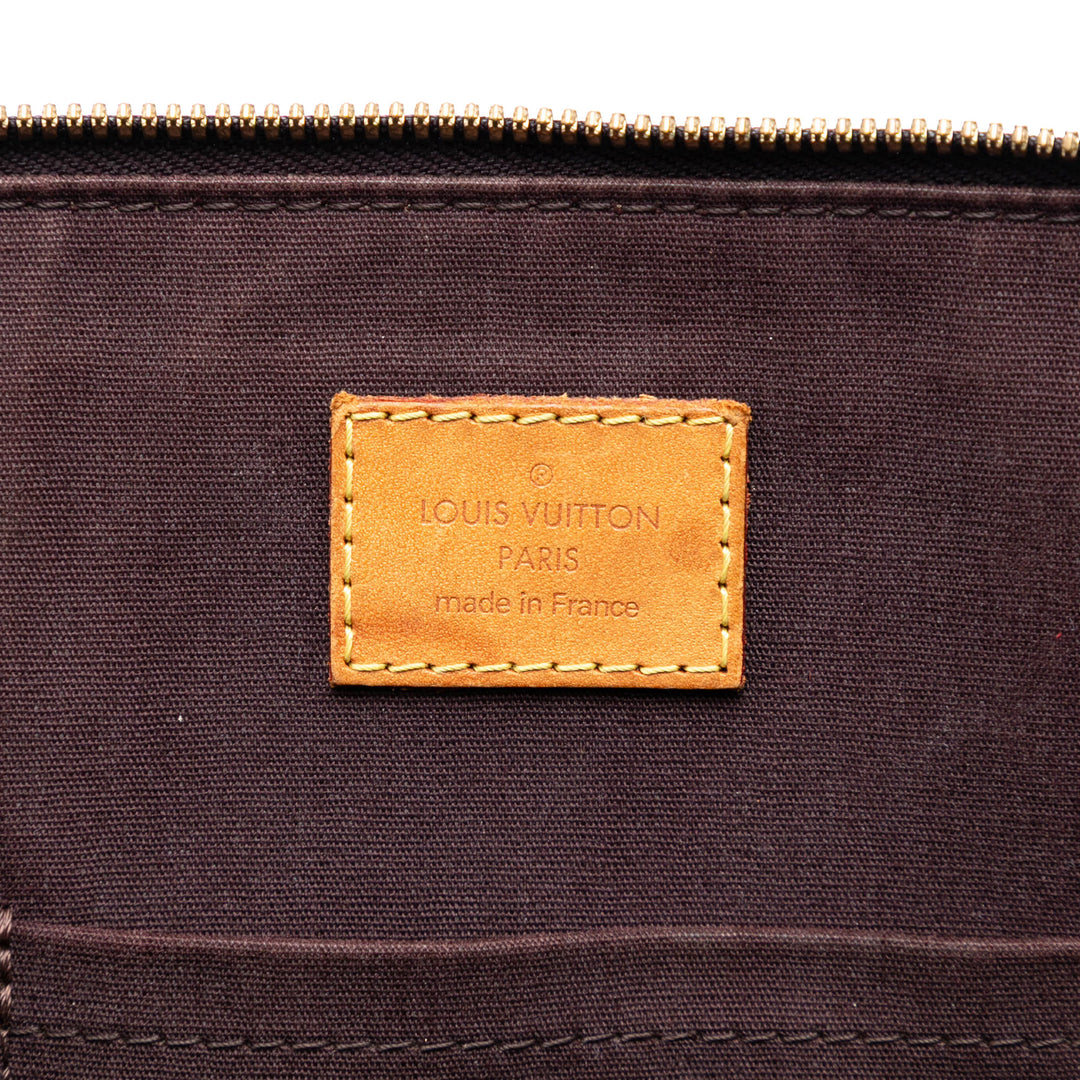 Alma PM Cuir verni Monogram Violet