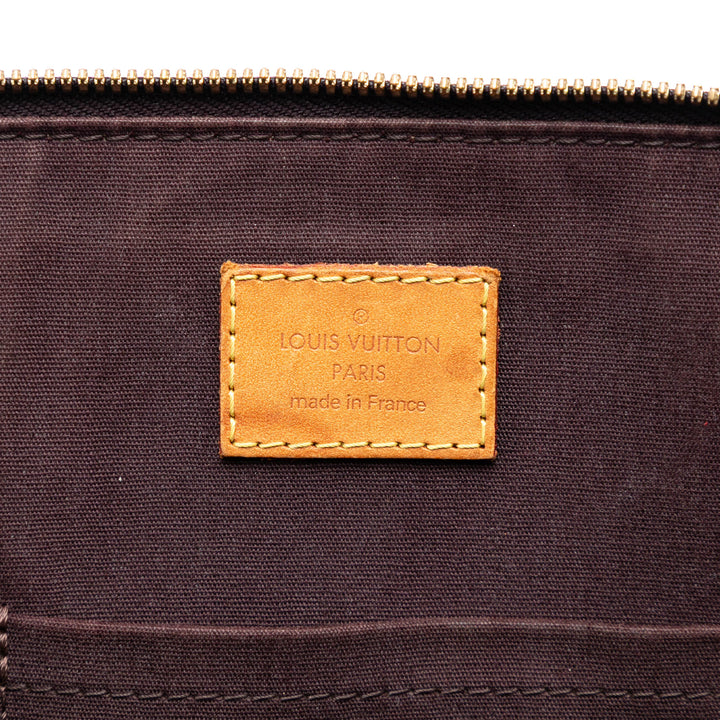 Alma PM Cuir verni Monogram Violet