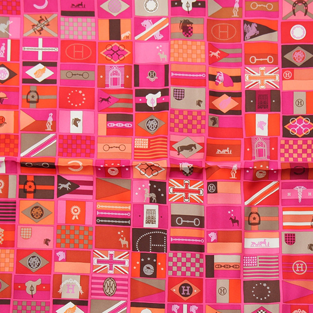 En Voyage Foulard 90 Rose