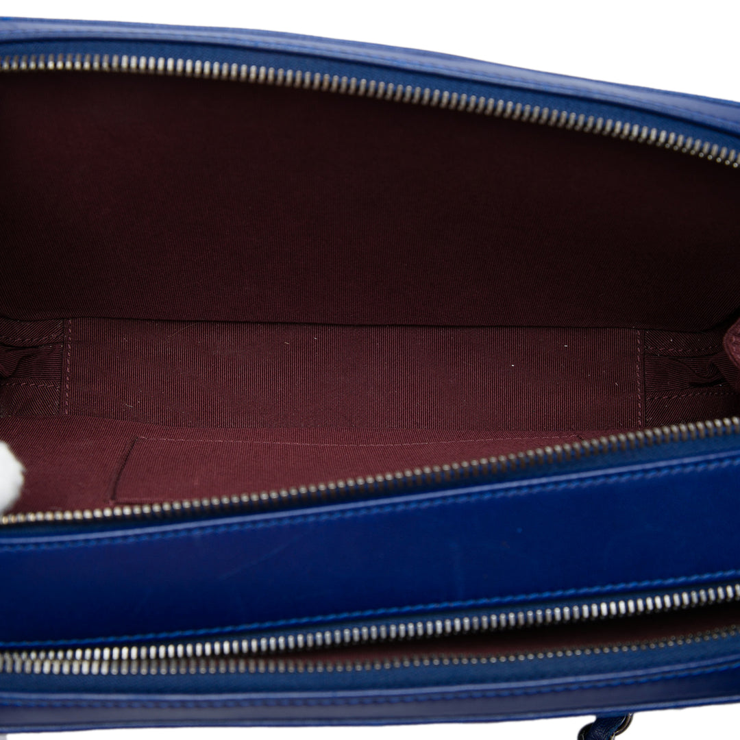 Matelassé Coco Boy Sac caméra Grand Cuir d'agneau Bleu