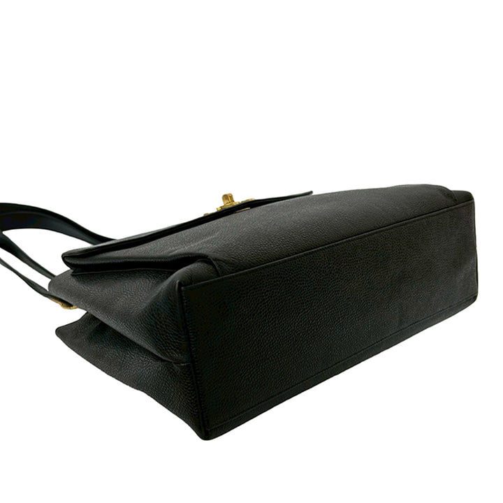 Chanel CC Caviar Front Pocket Cabas chaîne