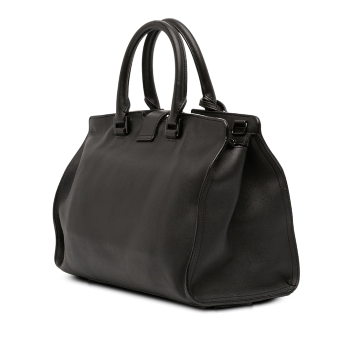 Saint Laurent Small Cuir Monogram Cabas – GABY PARIS Authentique