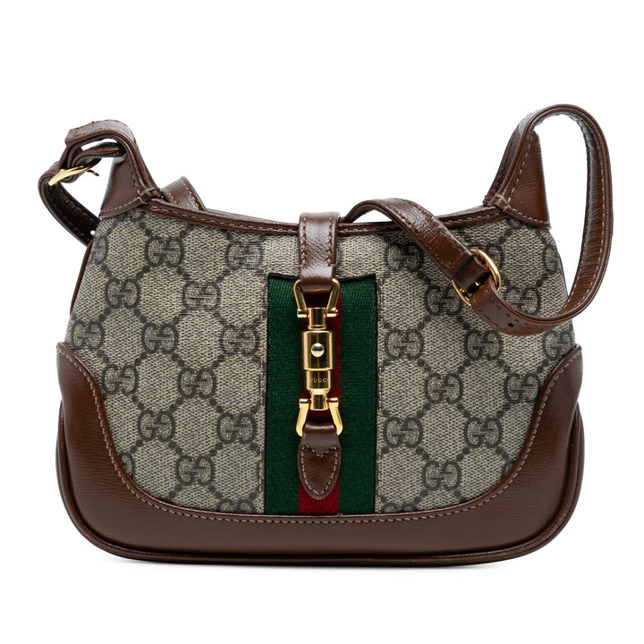 Gucci Mini GG Supreme Web Jackie 1961 Sac porté croisé