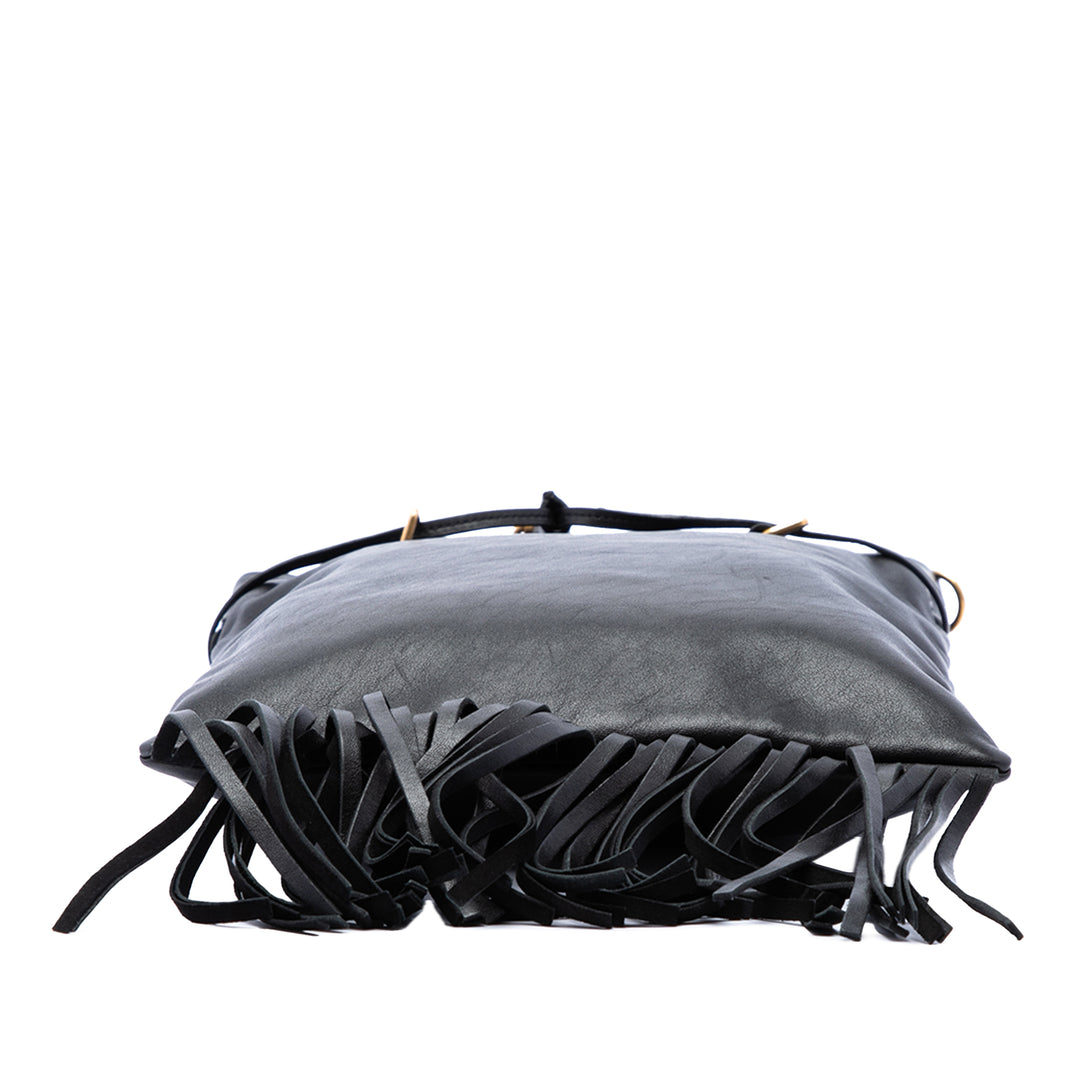 Fringe Plat Sac seau Petit Noir