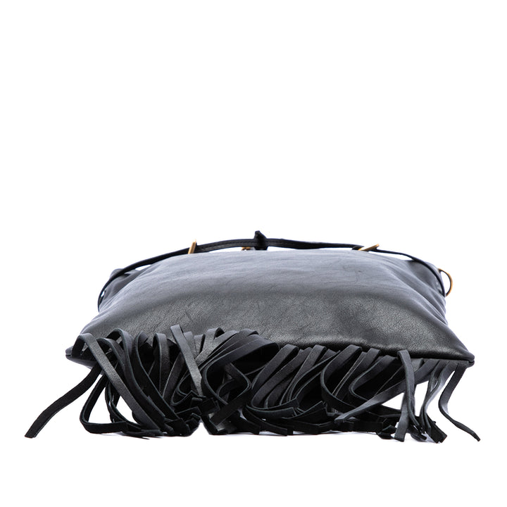 Fringe Plat Sac seau Petit Noir