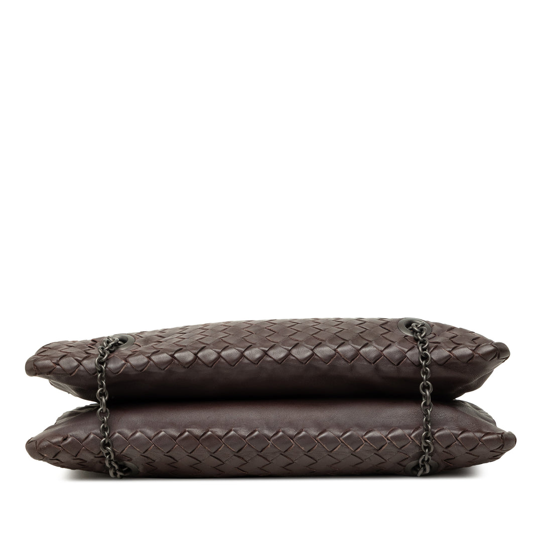 Bottega Veneta Intrecciato Duo Sac nappa Marron – vue 3 – GABY PARIS