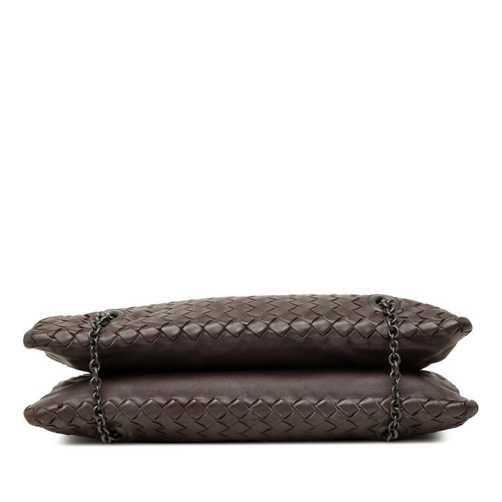 Bottega Veneta Intrecciato Duo Sac nappa Marron – vue 3 – GABY PARIS