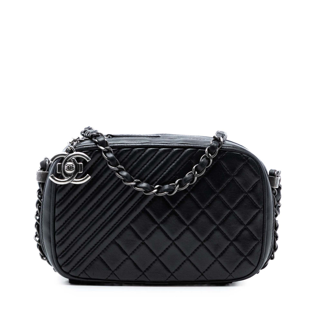 Chanel Mini Matelassé Cuir d’agneau Coco Boy Sac caméra