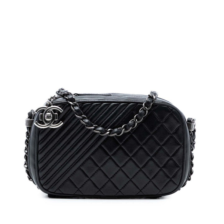 Chanel Mini Matelassé Cuir d’agneau Coco Boy Sac caméra