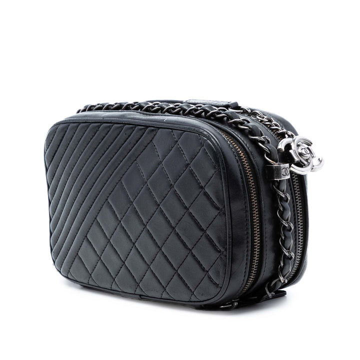 Chanel Mini Matelassé Cuir d’agneau Coco Boy Sac caméra
