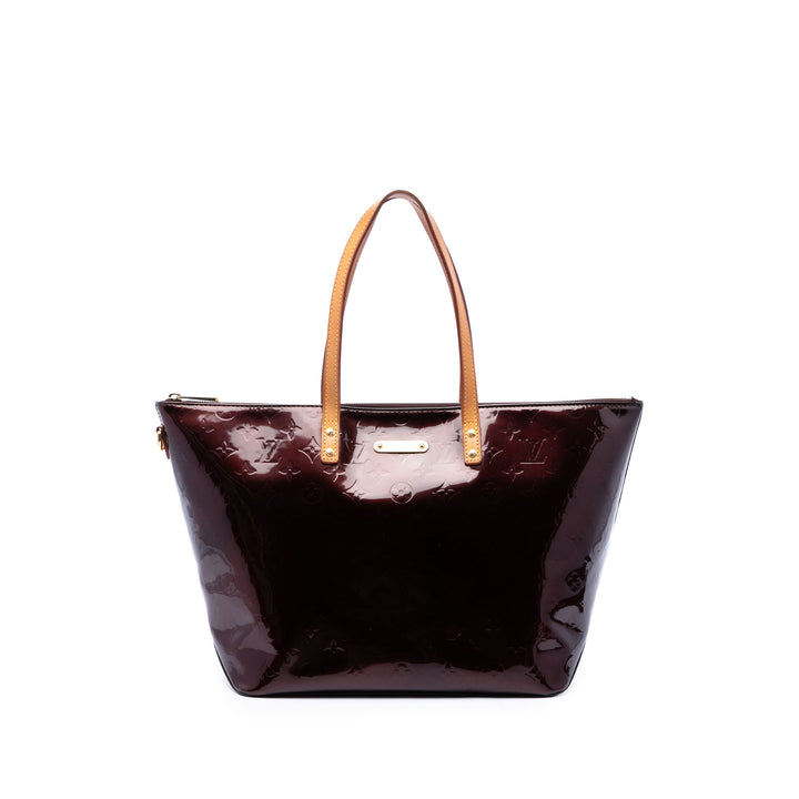 Louis Vuitton Cabas Bellevue Monogram GM Cuir verni Violet – vue principale – GABY PARIS