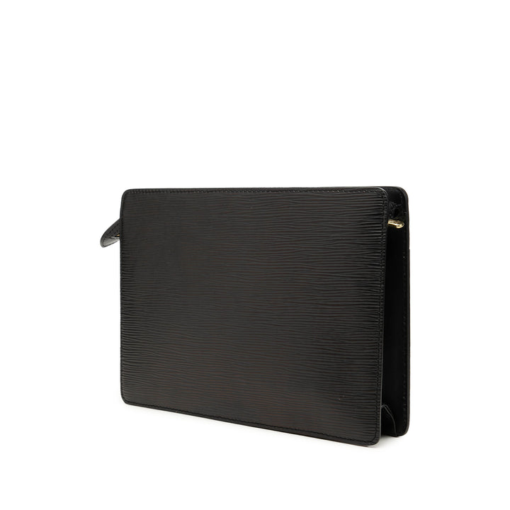 Louis Vuitton Pochette Homme Épi Noir – vue 2 – GABY PARIS
