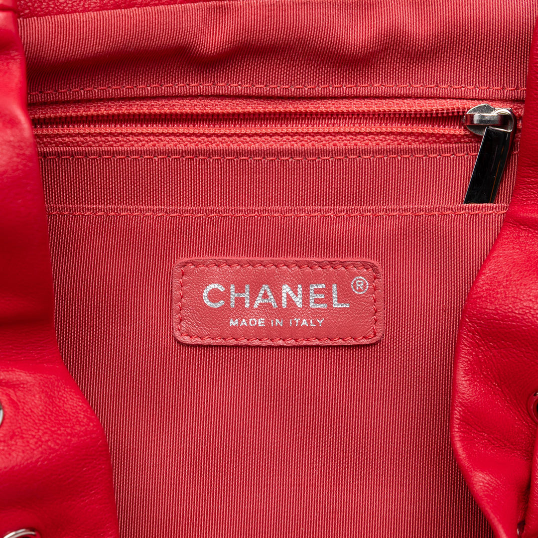 Urban Spirit Sac à dos Moyen Cuir d'agneau Rouge