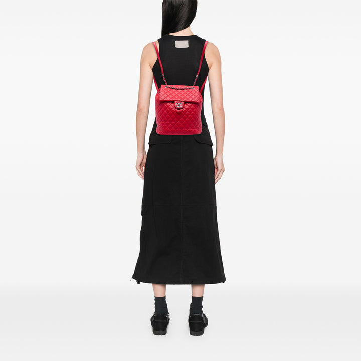 Urban Spirit Sac à dos Moyen Cuir d'agneau Rouge
