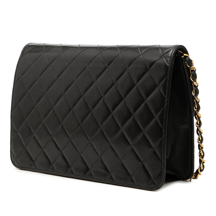 Chanel CC Matelassé Cuir d’agneau Simple rabat