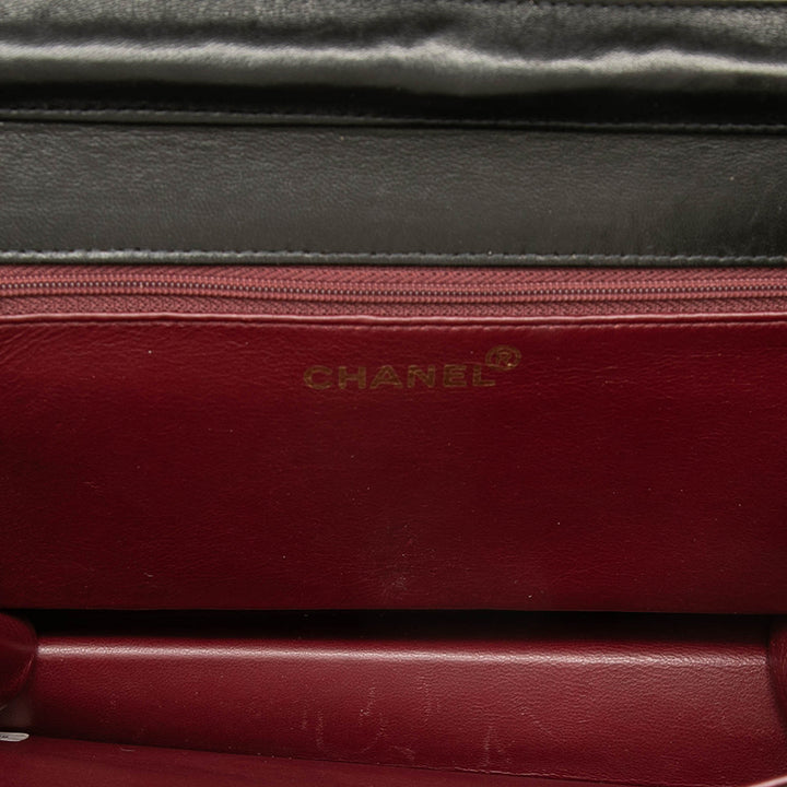 Chanel CC Matelassé Cuir d’agneau Simple rabat