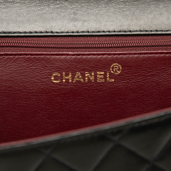 Chanel CC Matelassé Cuir d’agneau Simple rabat