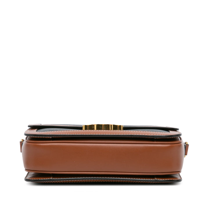 Classique Coated Canvas Triomphe Crossbody Brown - Gaby Paris