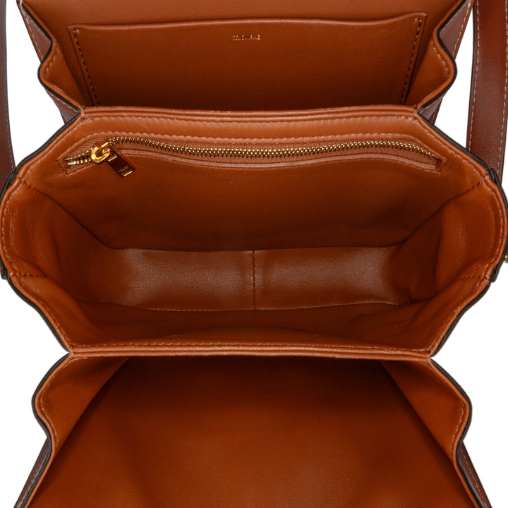 Classique Coated Canvas Triomphe Crossbody Brown - Gaby Paris