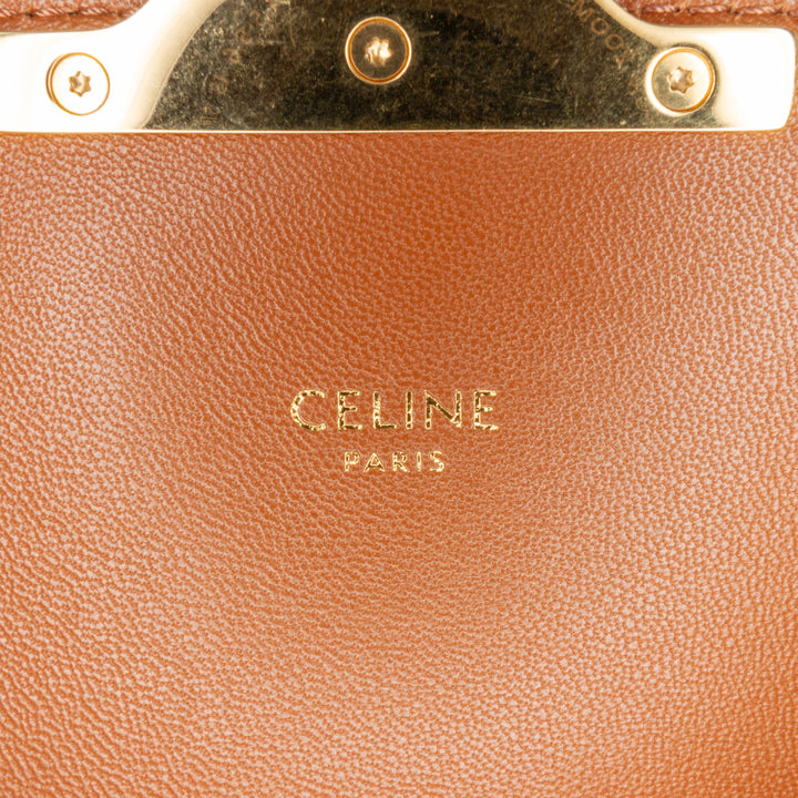 Classique Coated Canvas Triomphe Crossbody Brown - Gaby Paris
