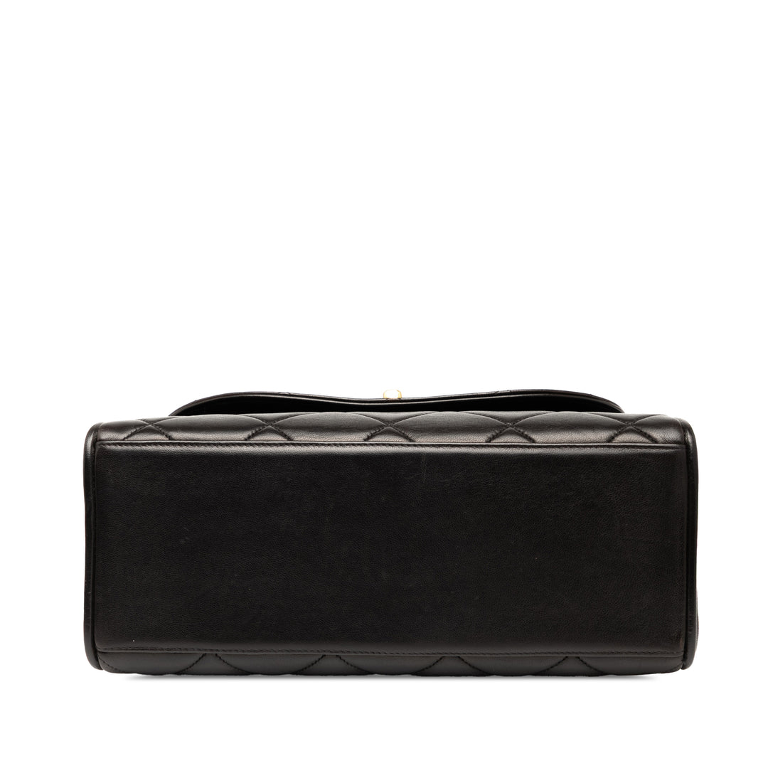 Chanel CC Quilted Cuir d’agneau Sac à main Noir