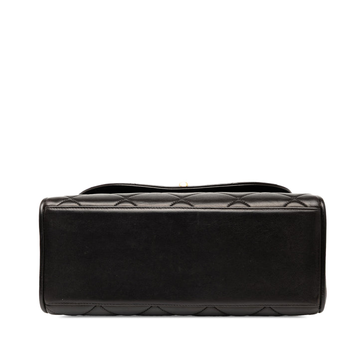 Chanel CC Quilted Cuir d’agneau Sac à main Noir