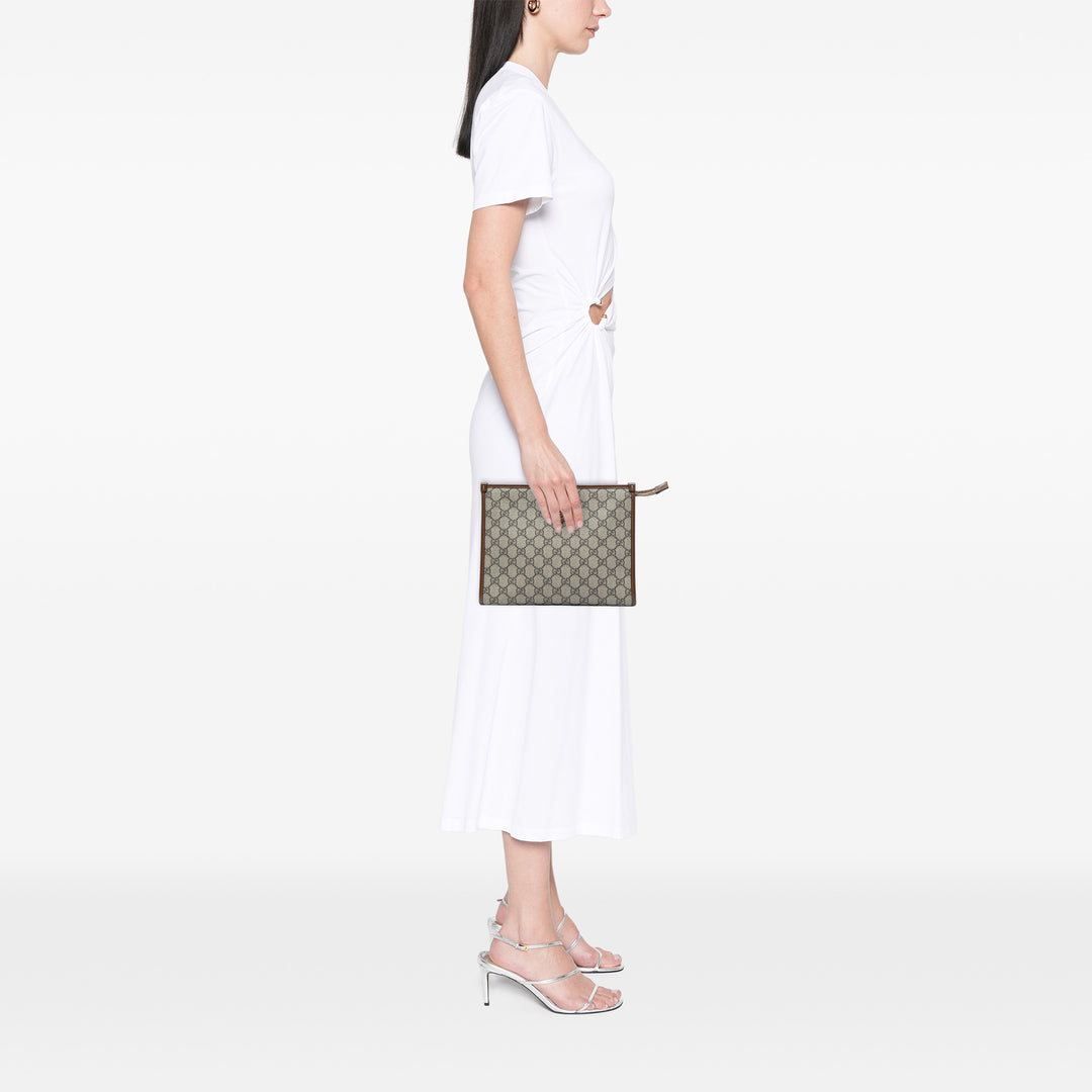 Gucci GG Supreme Retro Interlocking G Pochette