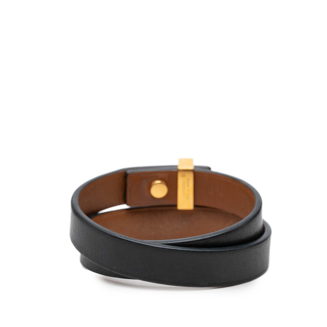 Hermès Dog Double Tour Bracelet Mini Cuir Swift