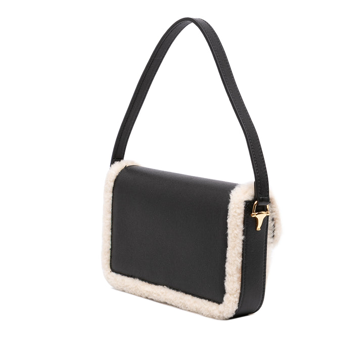 Shearling 1955 Horsebit Sac Mini Cuir de veau Noir