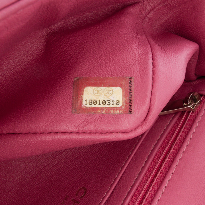 Mini Rectangular Classic Lambskin Single Flap Pink - Gaby Paris