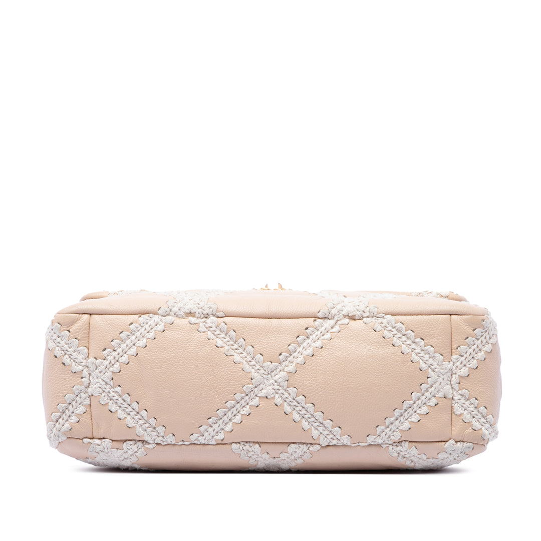 Chanel Large Crochet Cuir de veau 19 à rabat