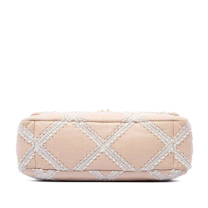 Chanel Large Crochet Cuir de veau 19 à rabat