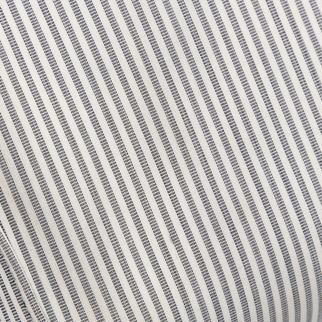 Striped Jersey Baguette Satchel White - Gaby Paris