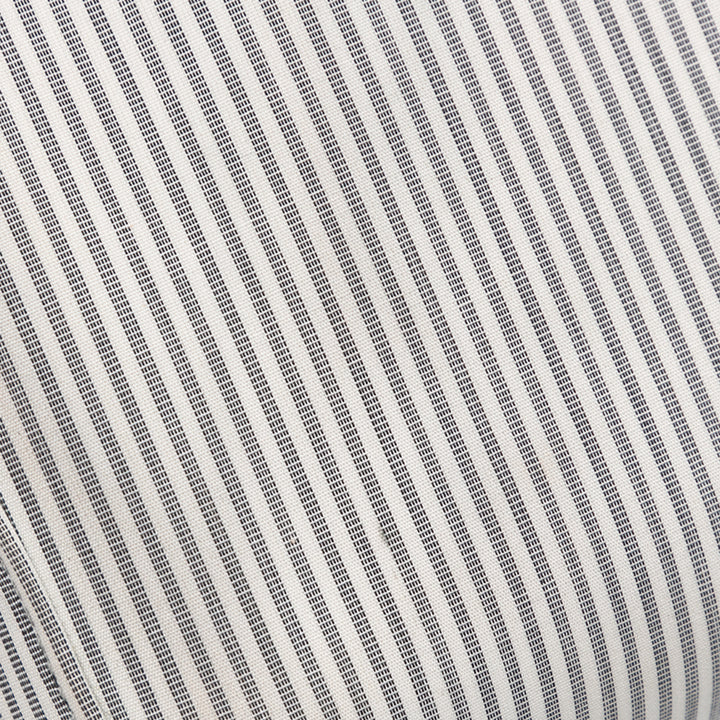 Striped Jersey Baguette Satchel White - Gaby Paris