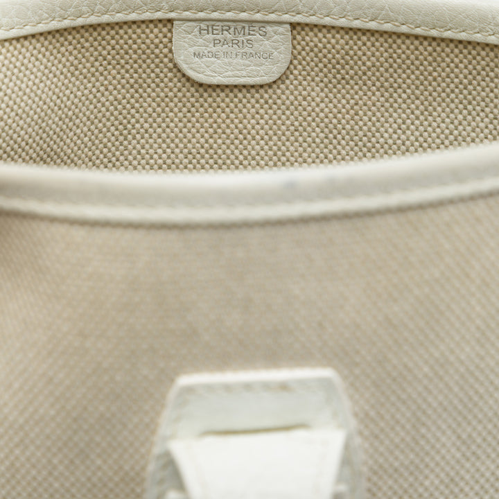 Hermès Sac bandoulière Evelyne III Clémence PM Beige – vue 5 – GABY PARIS