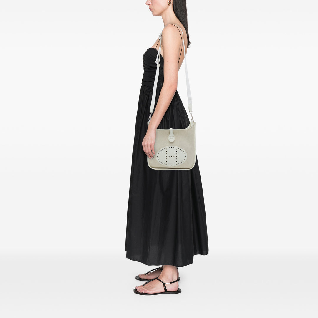 Hermès Sac bandoulière Evelyne III Clémence PM Beige – vue 6 – GABY PARIS