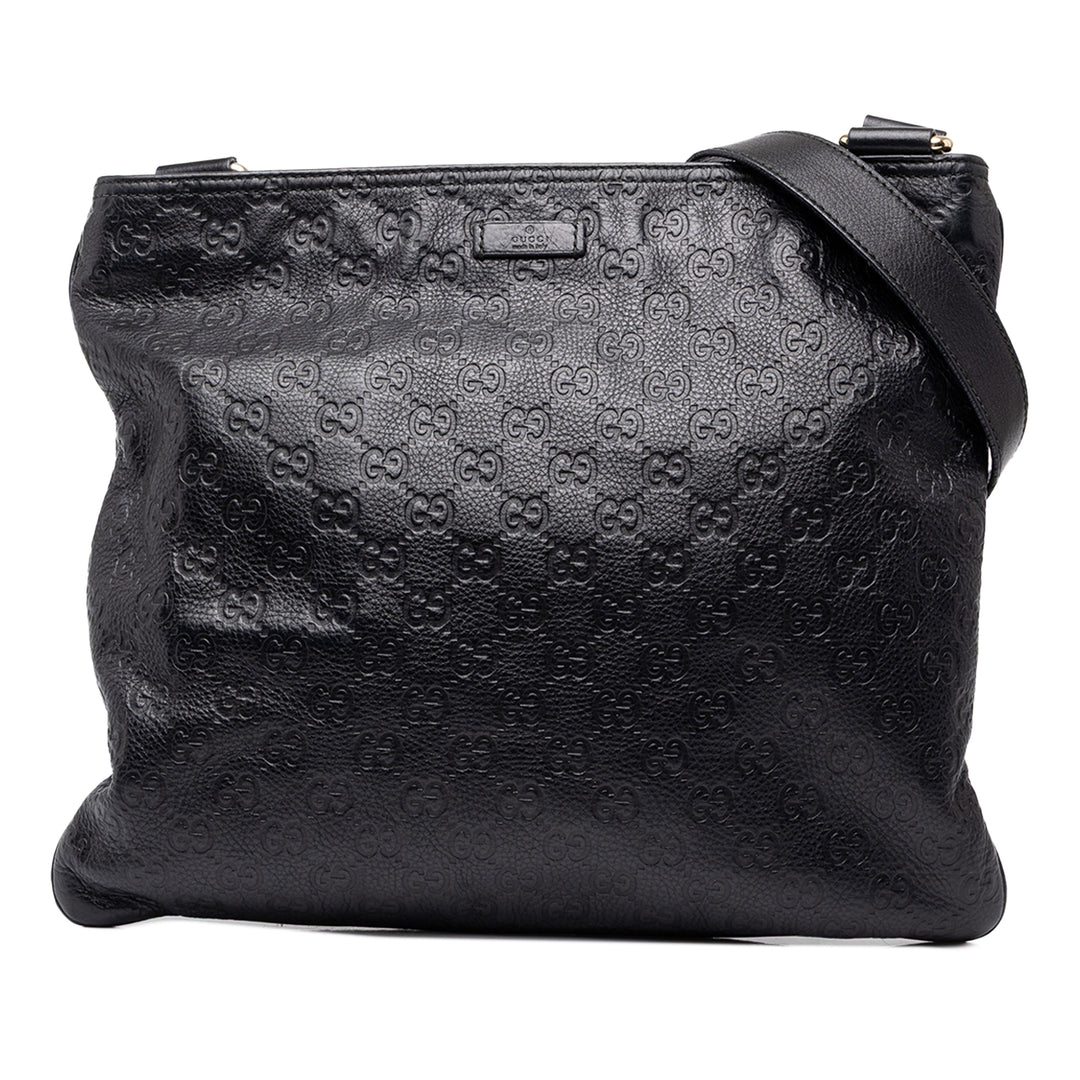 Gucci Sac bandoulière Guccissima Noir – vue principale – GABY PARIS