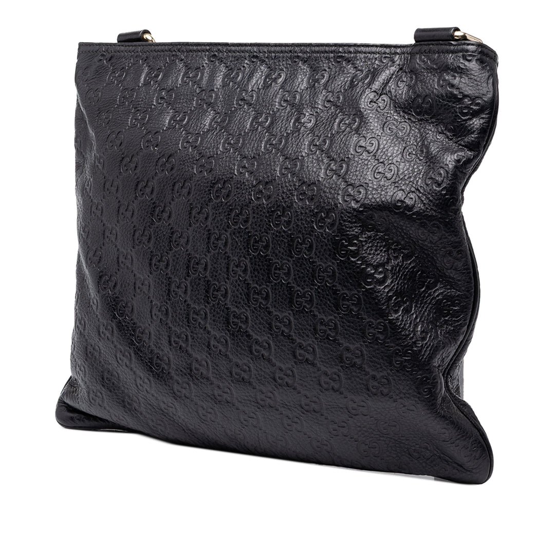 Gucci Sac bandoulière Guccissima Noir – vue 2 – GABY PARIS