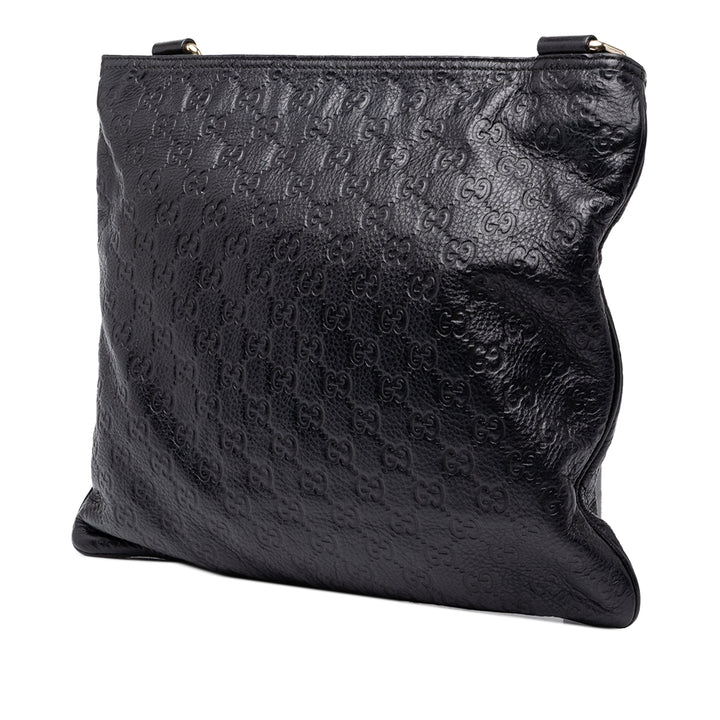 Gucci Sac bandoulière Guccissima Noir – vue 2 – GABY PARIS