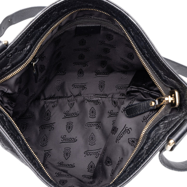 Gucci Sac bandoulière Guccissima Noir – vue 4 – GABY PARIS