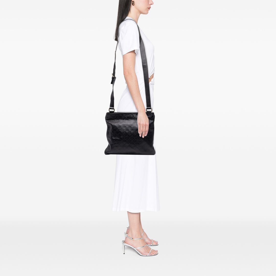 Gucci Sac bandoulière Guccissima Noir – vue 6 – GABY PARIS