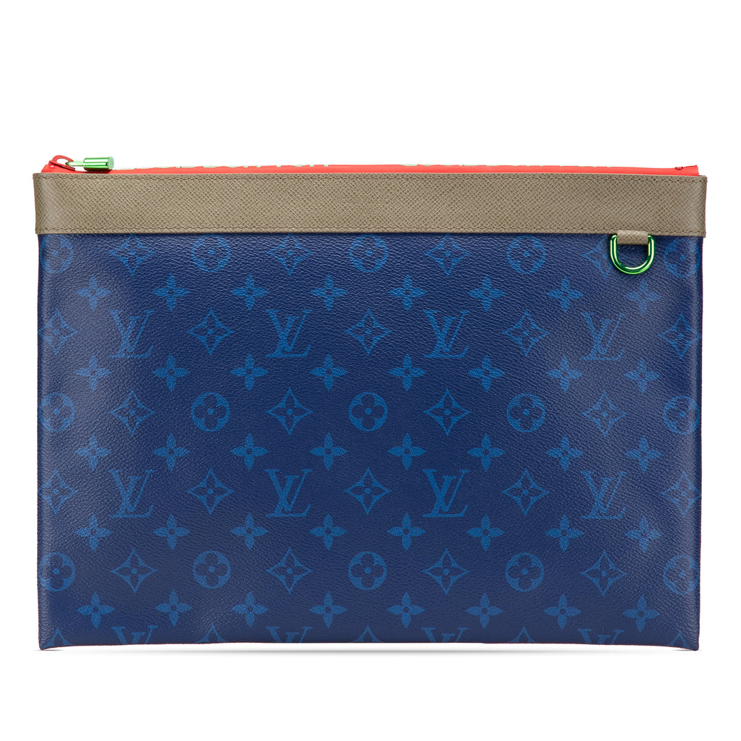Monogram Pacific Outdoor Apollo Pochette Blue - Gaby Paris