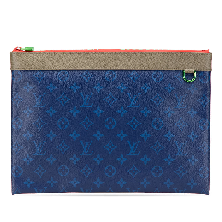 Monogram Pacific Outdoor Apollo Pochette Blue - Gaby Paris