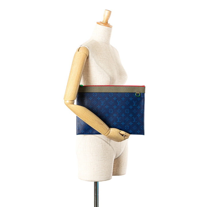 Monogram Pacific Outdoor Apollo Pochette Blue - Gaby Paris