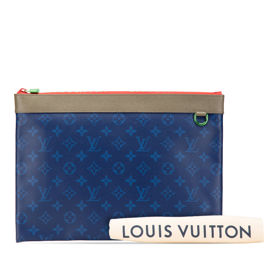 Monogram Pacific Outdoor Apollo Pochette Blue - Gaby Paris