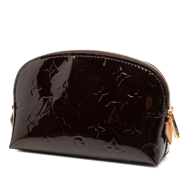 Louis Vuitton Trousse de maquillage Cuir verni Monogram