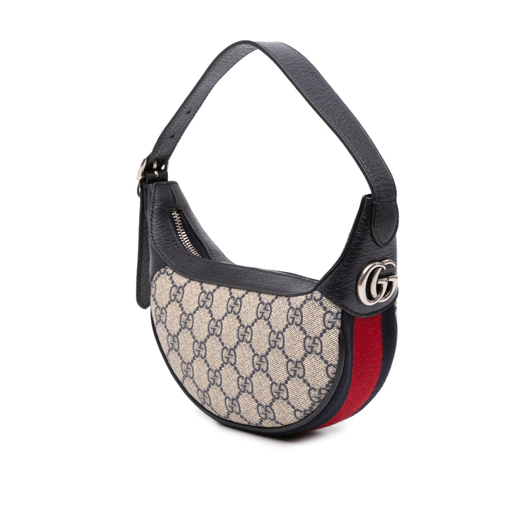 Gucci Web Ophidia Sac Mini GG Supreme Beige – vue 2 – GABY PARIS
