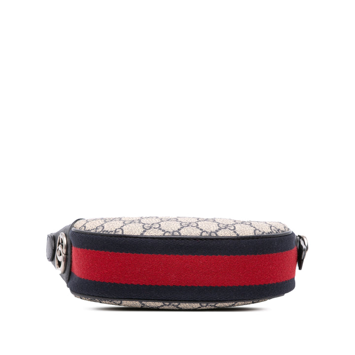 Gucci Web Ophidia Sac Mini GG Supreme Beige – vue 3 – GABY PARIS
