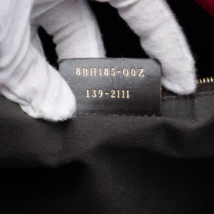 Fendi Medium Pequin Toile Roll Cabas