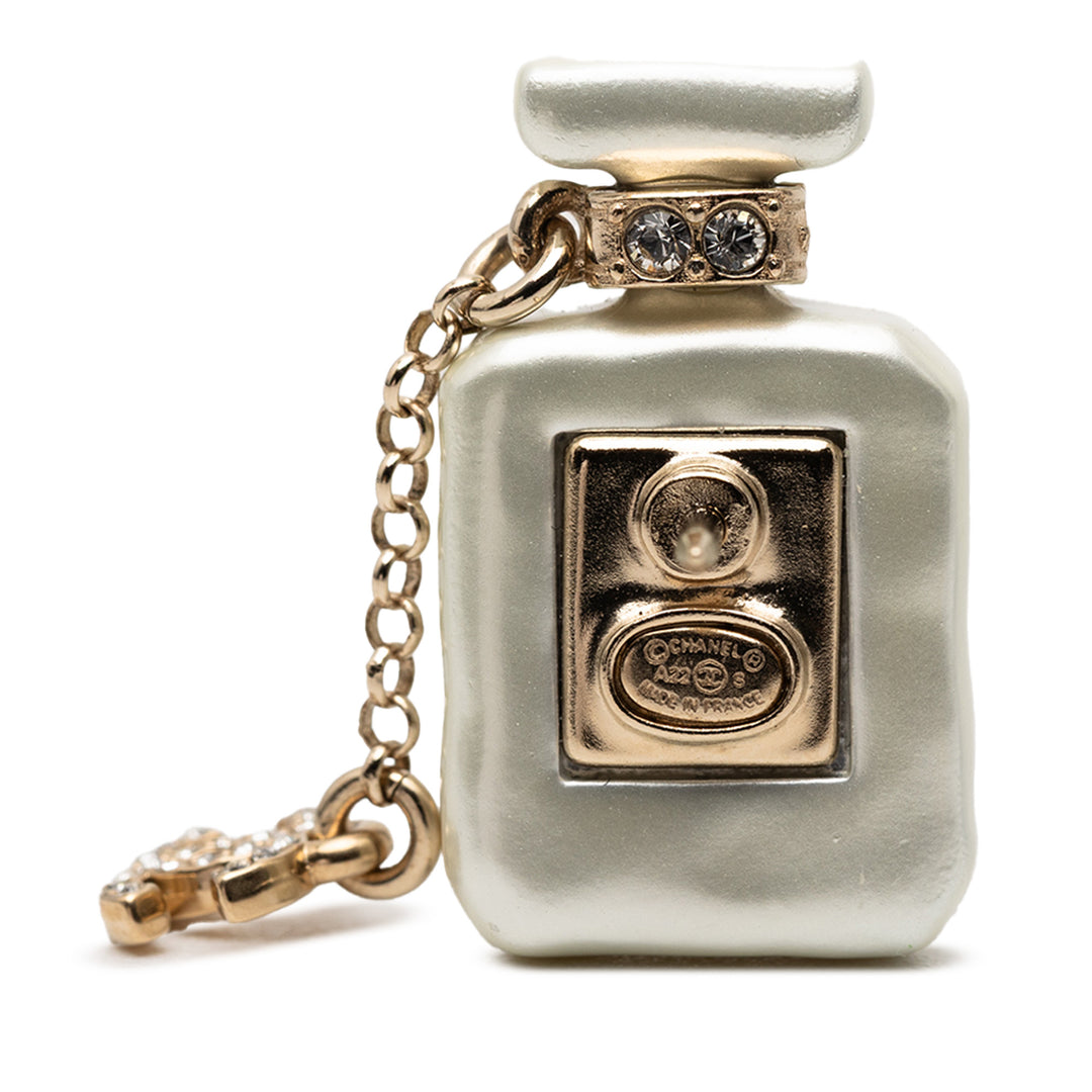 Chanel CC Resin plaqué Rhinestone No. 5 Perfume Bottle Broche – GABY PARIS Authentique